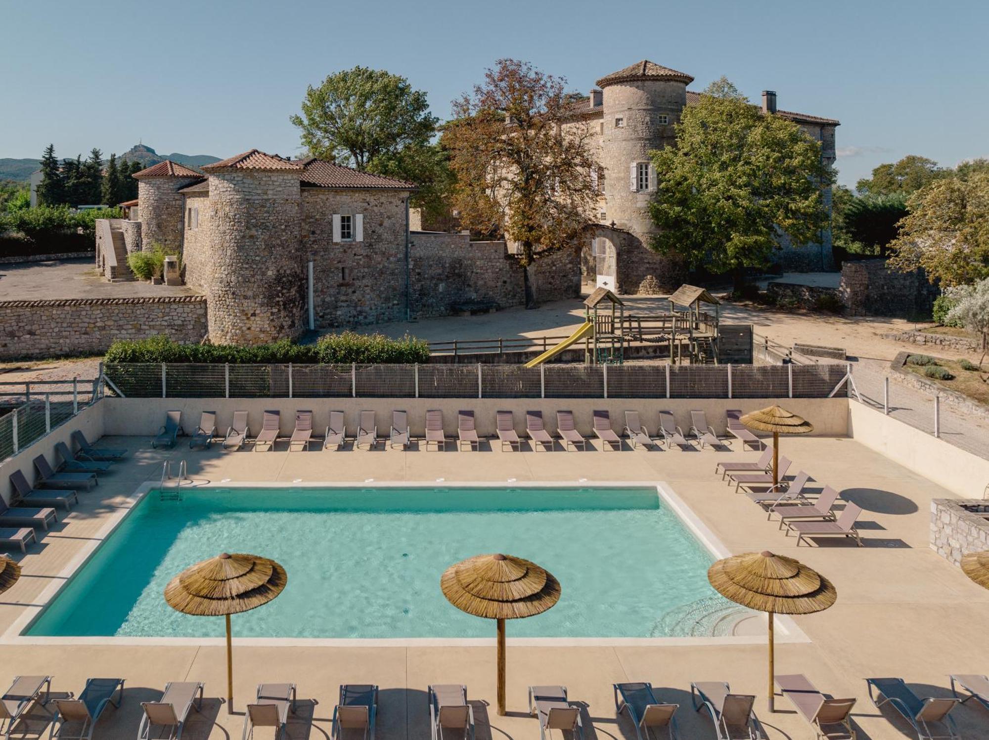Chateau De Chaussy Ruoms Kültér fotó