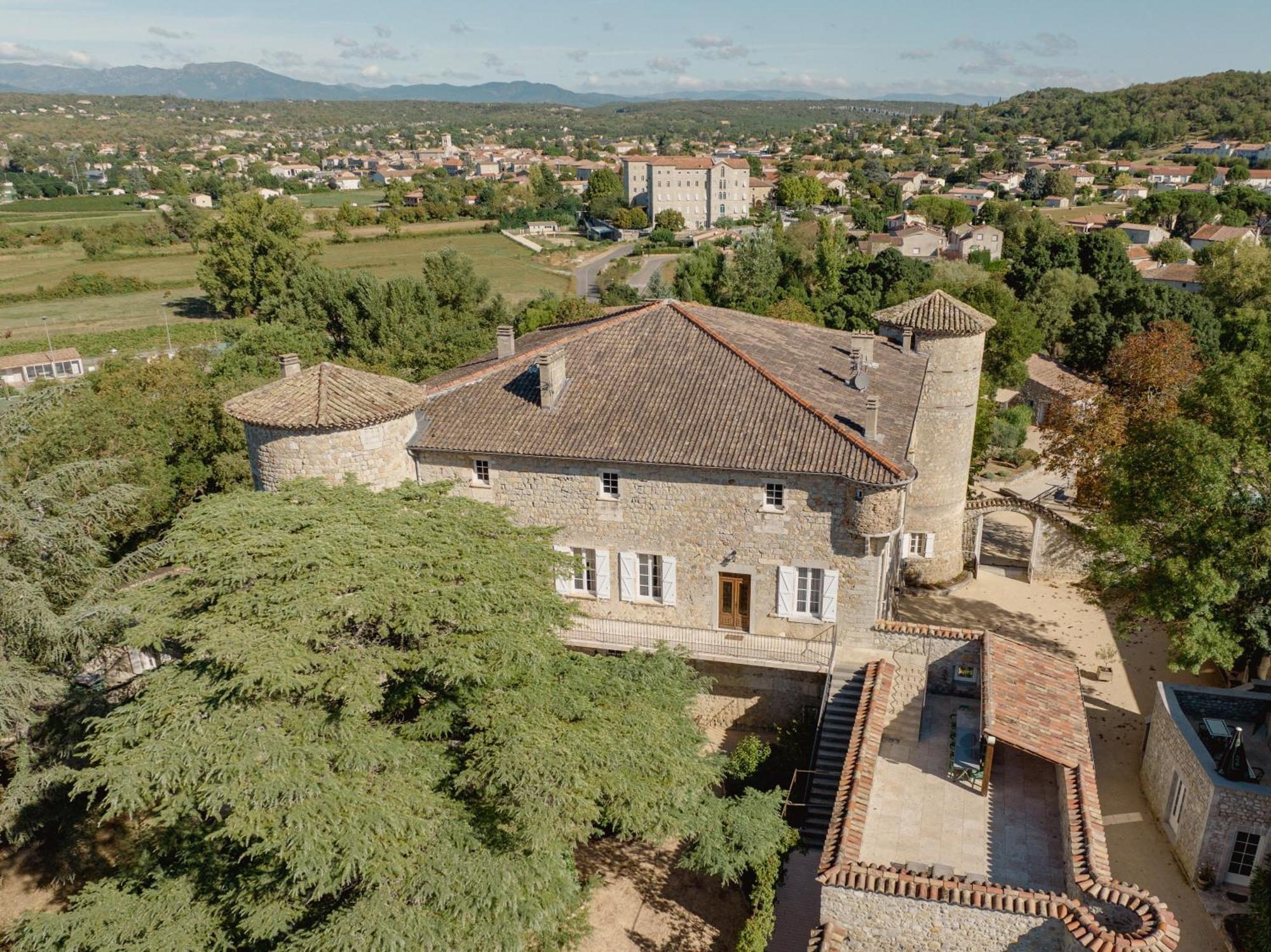 Chateau De Chaussy Ruoms Kültér fotó